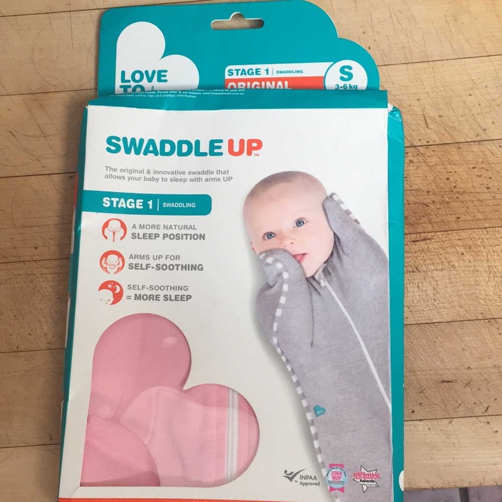 New Swaddle Up Love to Dream stage 1 pink